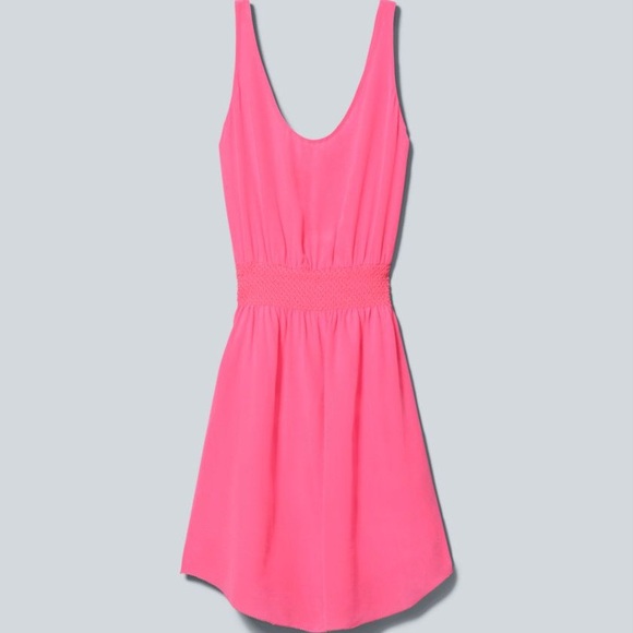 aritzia bright pink dress - Picture 2 of 4